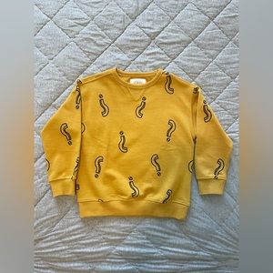 Zara Yellow Sweatshirt